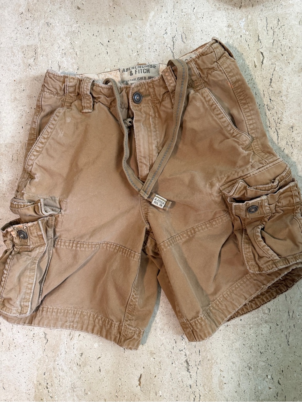 Abercrombie and Fitch Vintage Heavy Canvas Adirondack Shorts Y2K Men’s 30